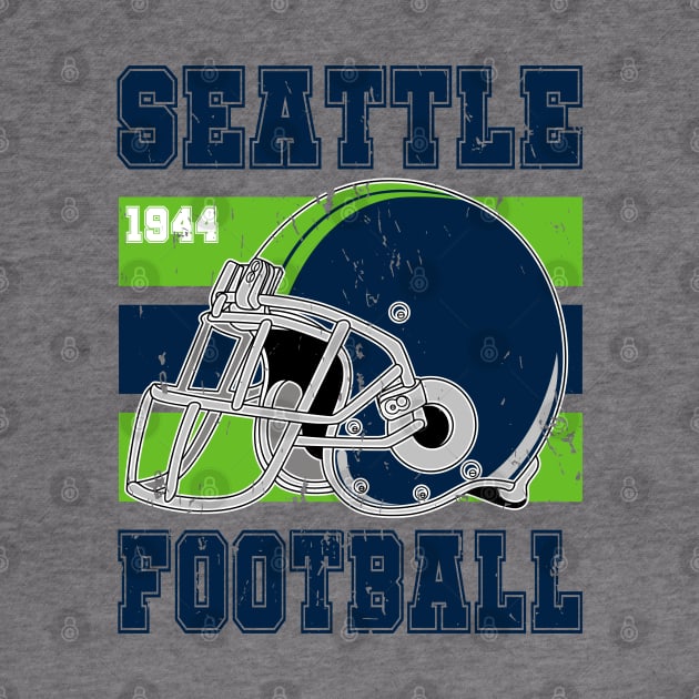 Seattle Retro Football by Arestration